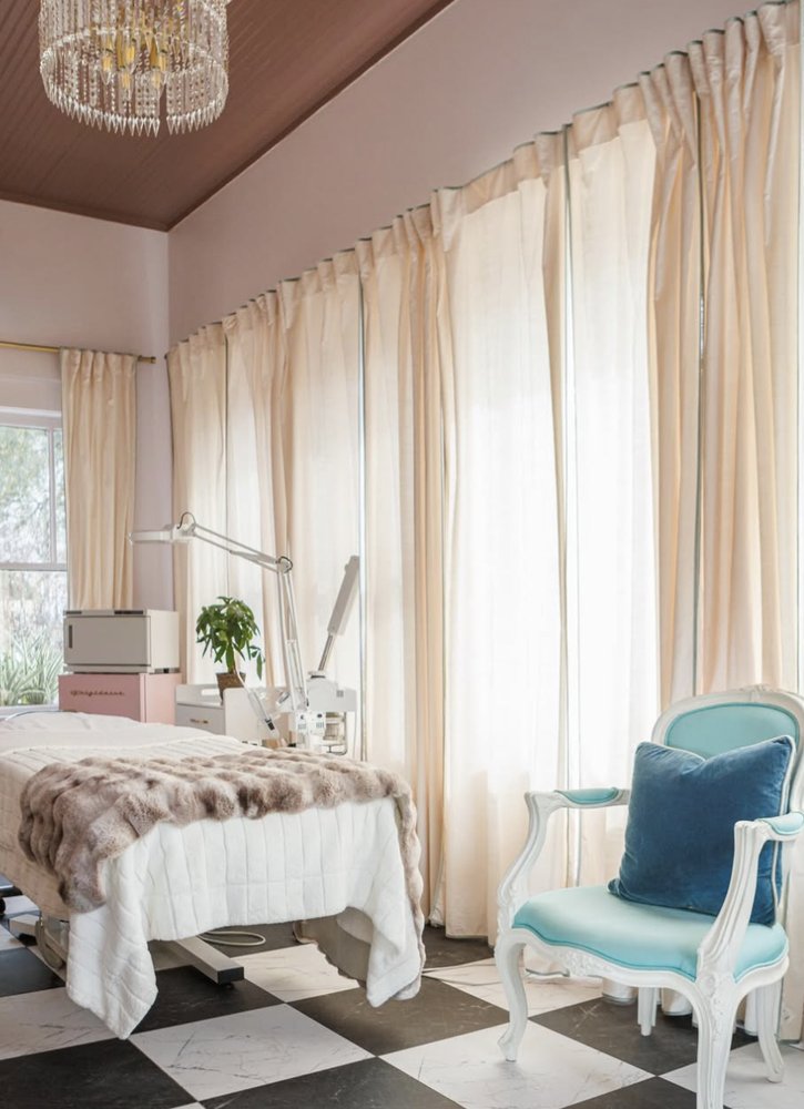 The light-filled Inject and Glow treatment room at Saint Rose